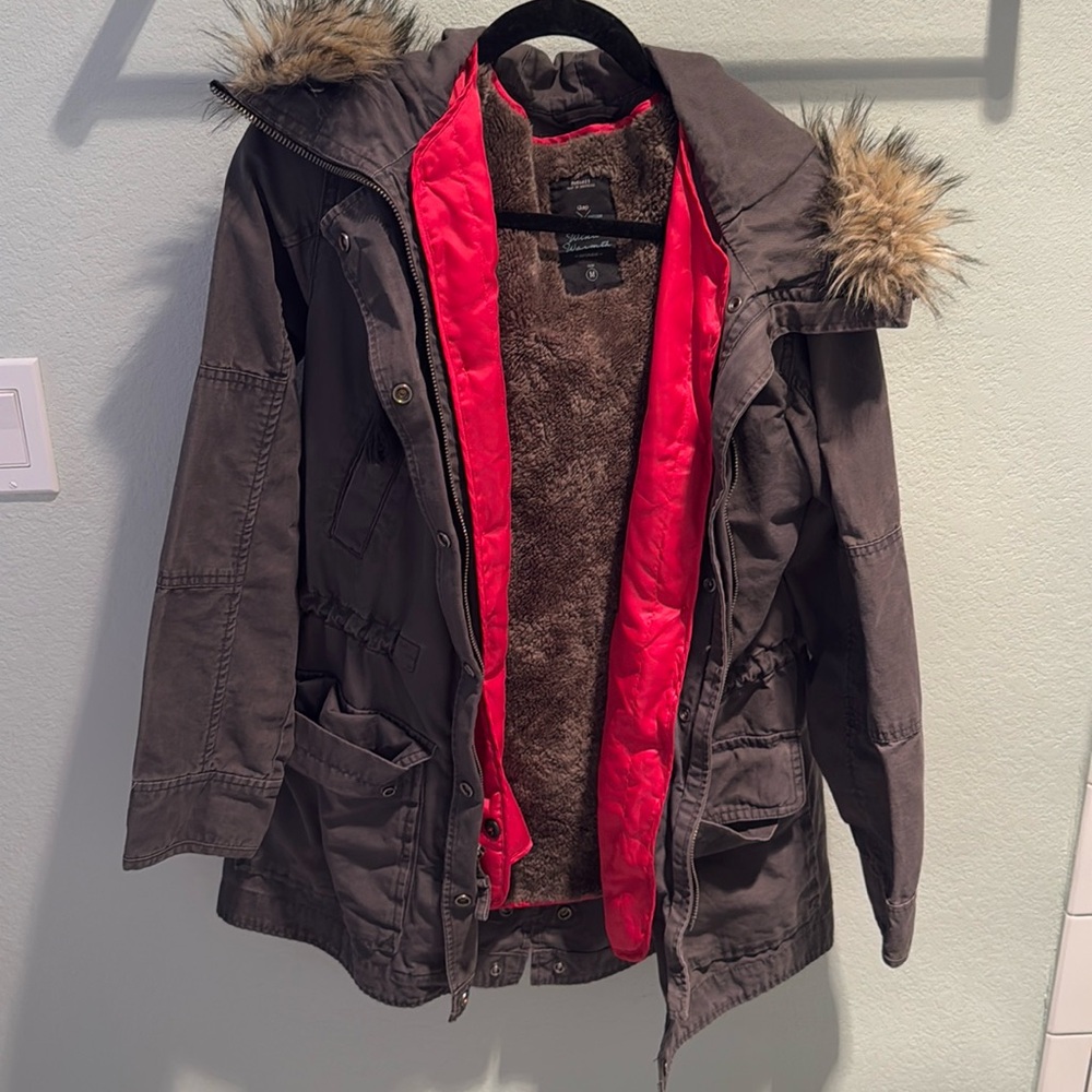 Gap gray parka size M